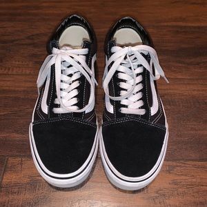 Black old skool vans